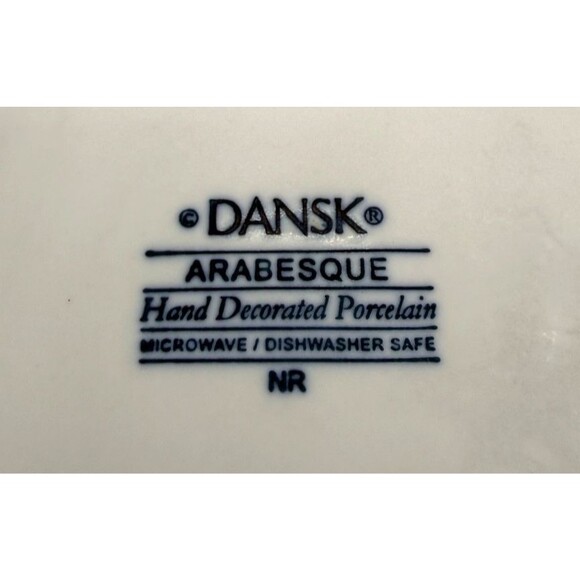 Set of 2 Dansk ARABESQUE 10.75" Dinner Plates Neils Refsgaard - Picture 5 of 7